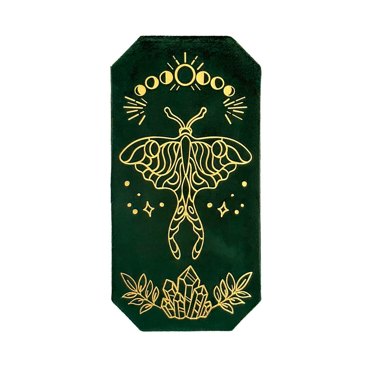 Moth and Moon Green Ring Jewellery box