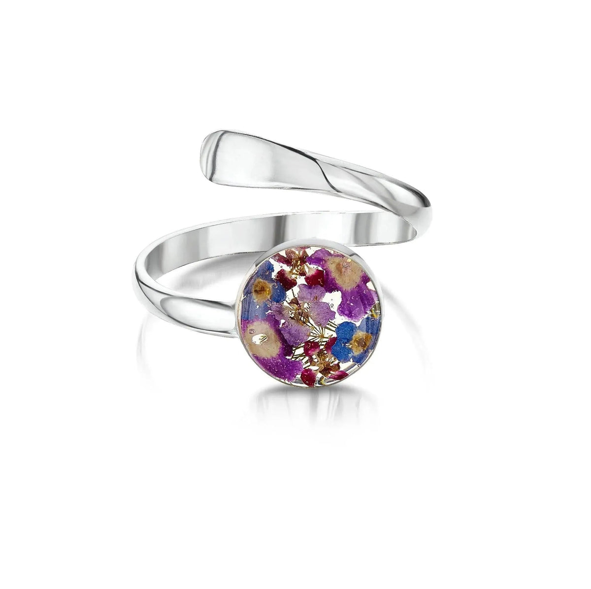 Purple Haze Round Ring - Adjustable